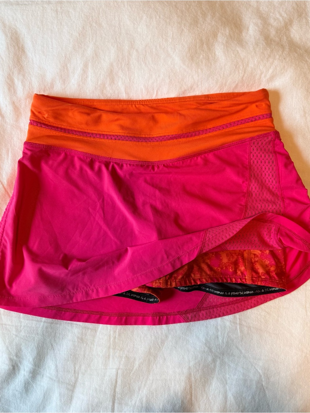 Moving Comfort Pink and Orange Skort